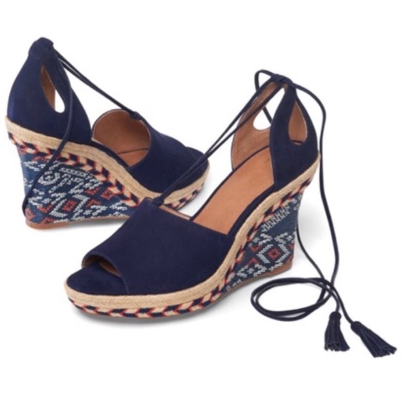 CAbi Shoes - Cabi Isla Espadrille Wedge Sandals 6001 Size 6